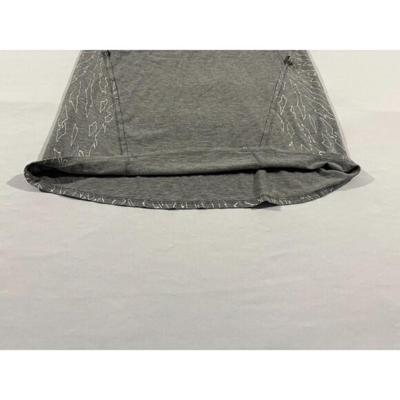 Lululemon Muscle Hustle Tank Top Womens Gray Print Lightweight Active Sz 6 - Picture 9 of 9